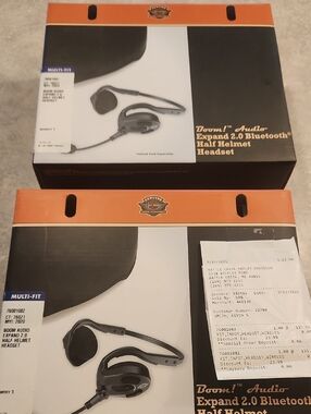 Harley Davidson Bluetooth Half helmet Headset . item 2 headsets
